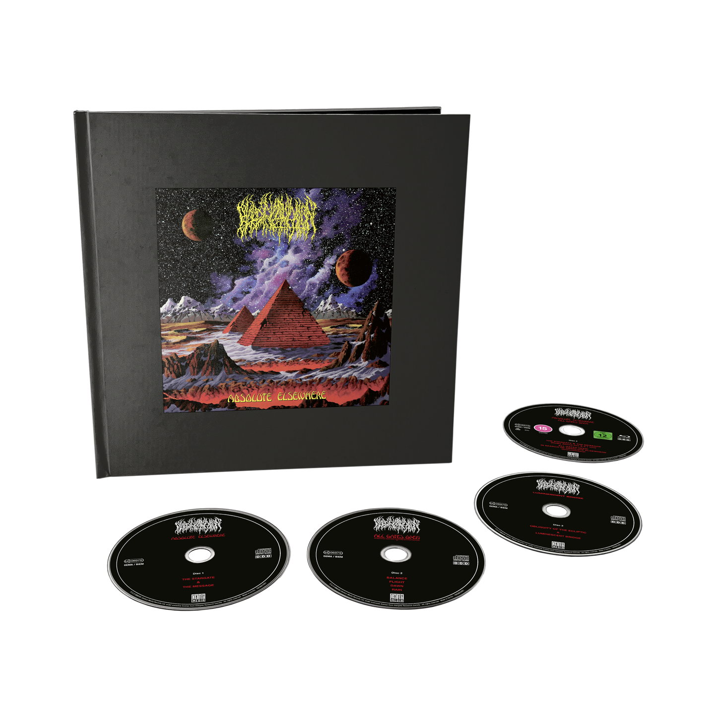 Absolute Elsewhere Ltd Deluxe Art Book 3xCD+Blu-Ray