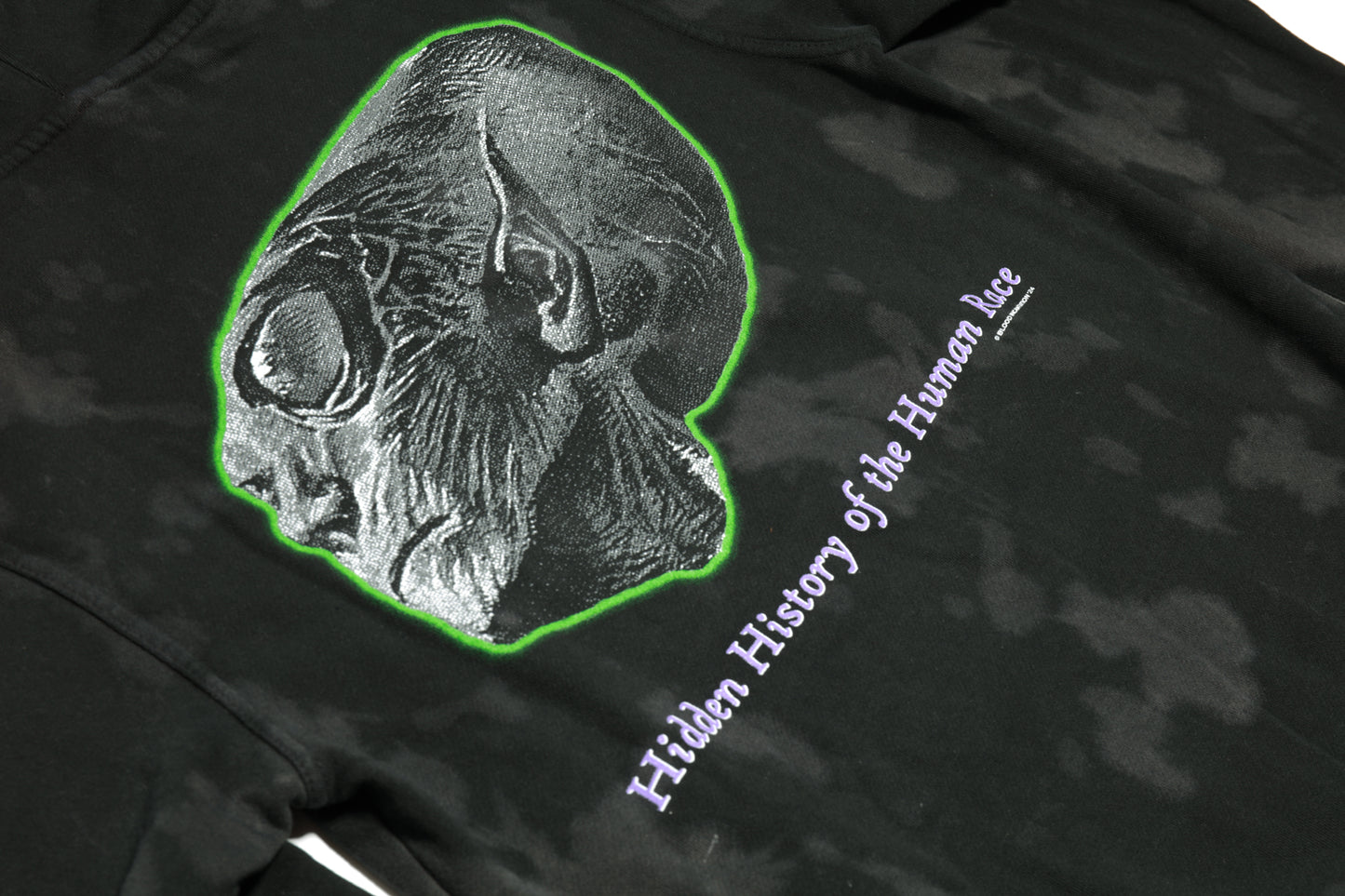 Hidden History Pullover Hoodie (Smoke Dye)