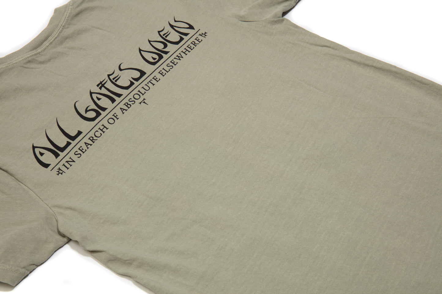 All Gates Open Back Cover T-Shirt (Sandstone)