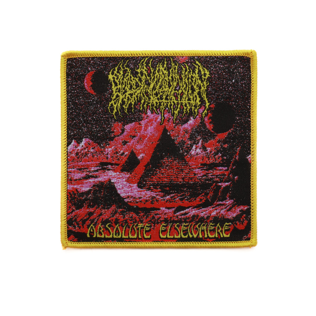 Absolute Elsewhere Album Woven Patch (Yellow Border)