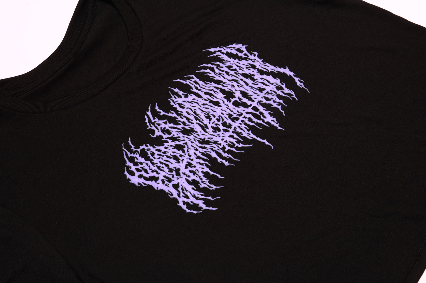 Purple Logo Women's Crop Top (Black)