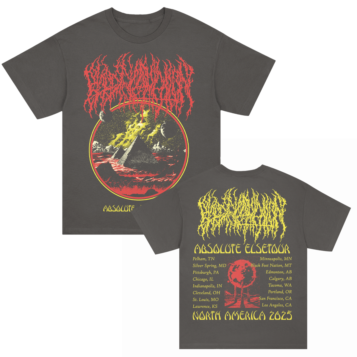 Pyramid Summer 2025 Tour T-Shirt (Pepper)