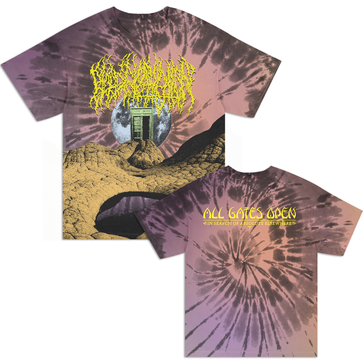All Gates Open All Over Print T-Shirt (Dye)