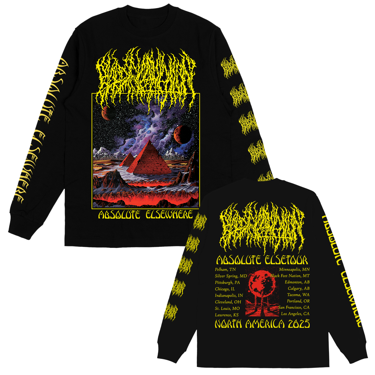 Absolute Elsewhere Summer 2025 Tour Long Sleeve (Black)
