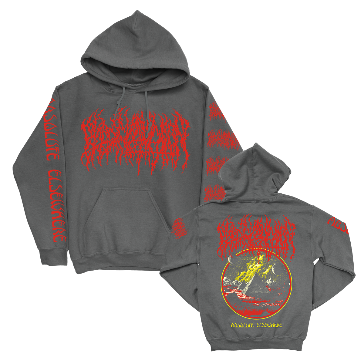 Absolute Elsewhere Pyramid Pullover Hoodie (Pepper)