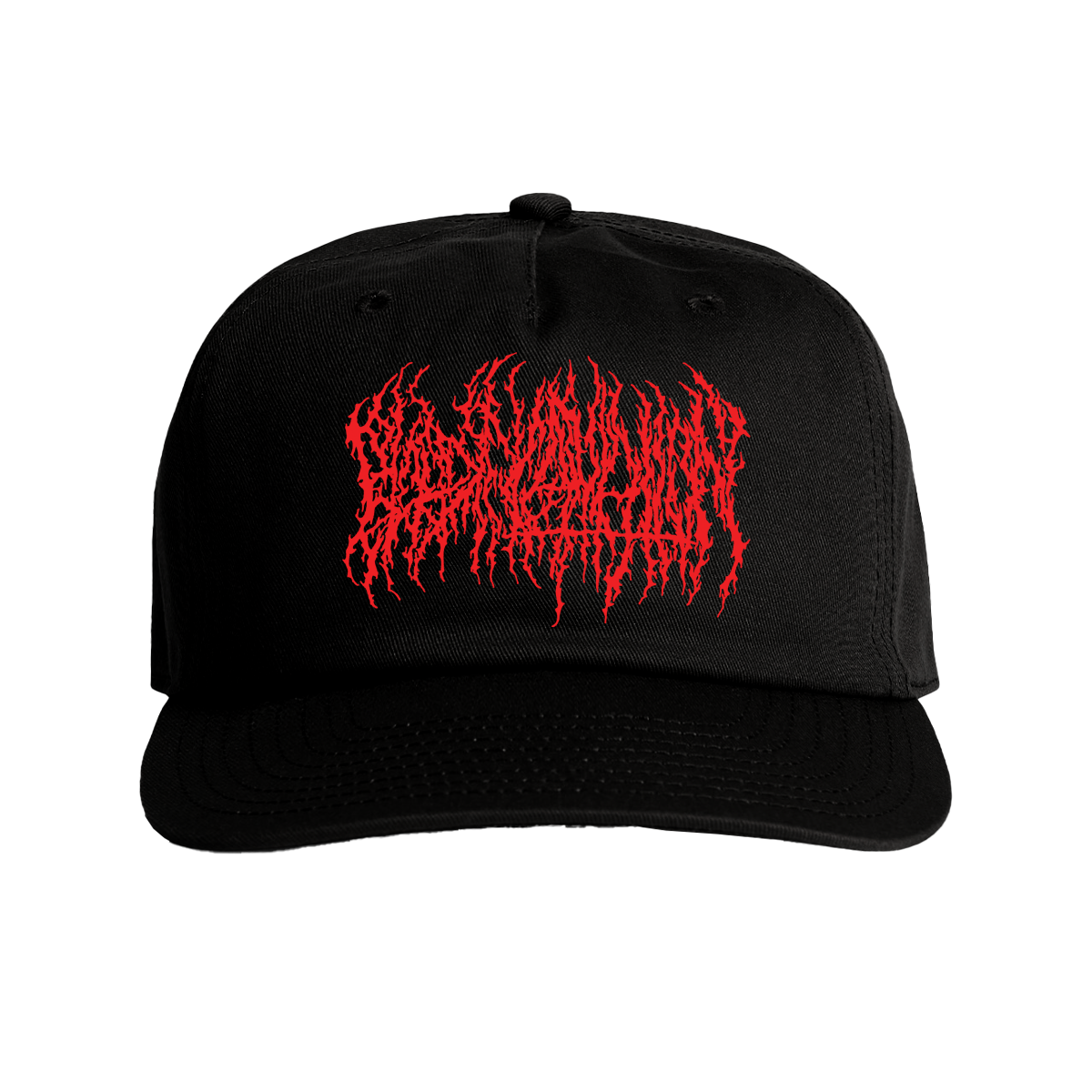 Red Logo Hat (Black)