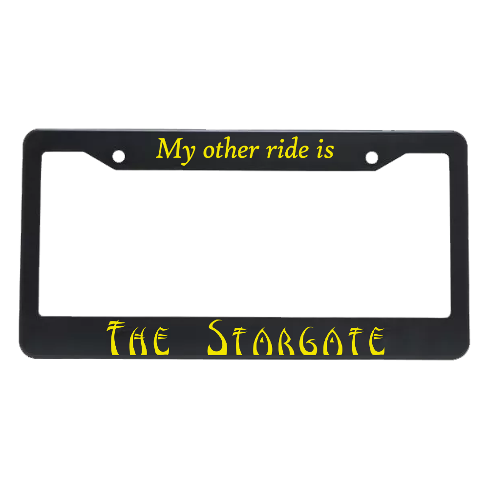 My Other Ride Is License Plate Frame