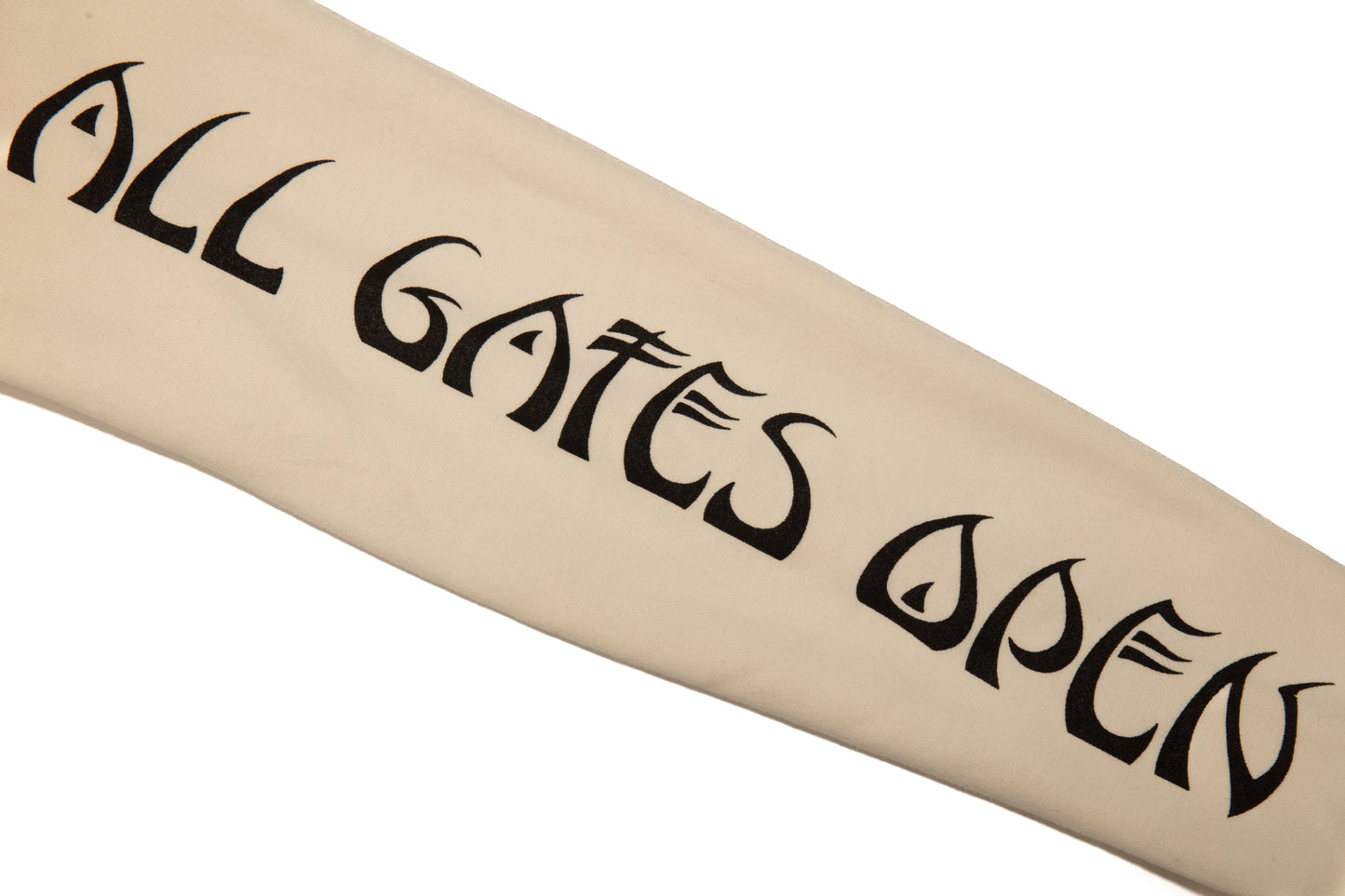 All Gates Open Back Cover Zip Up Hoodie (Bone)