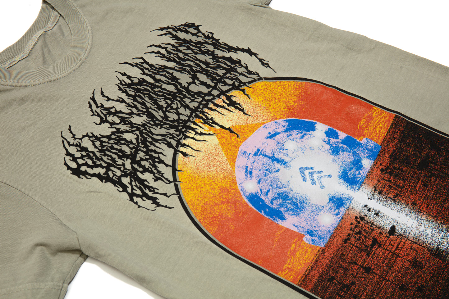 All Gates Open Back Cover T-Shirt (Sandstone)