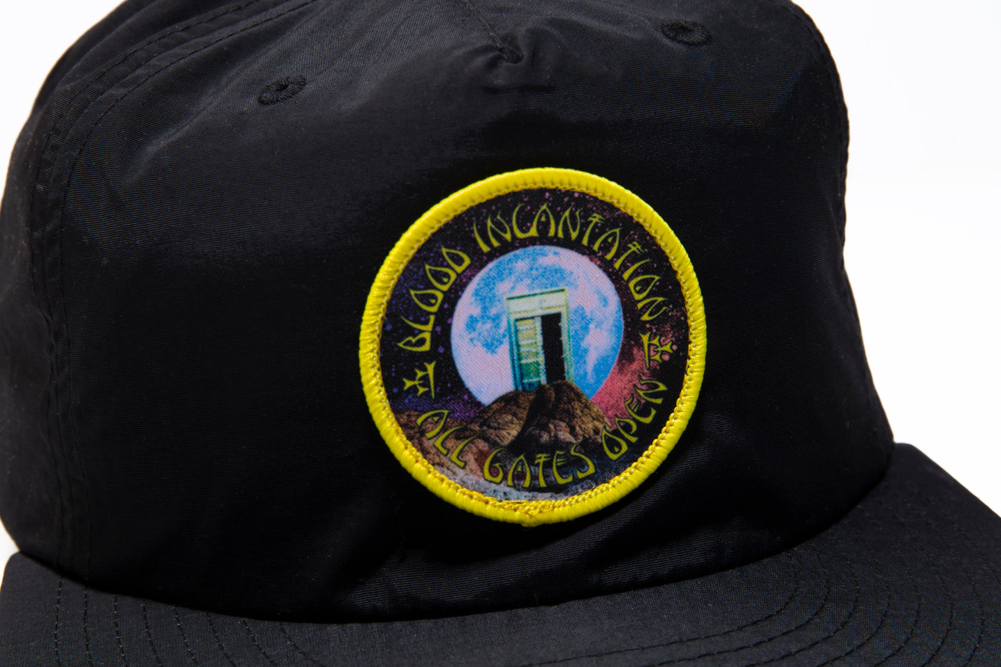 All Gates Open Patch Snapback Hat (Black)
