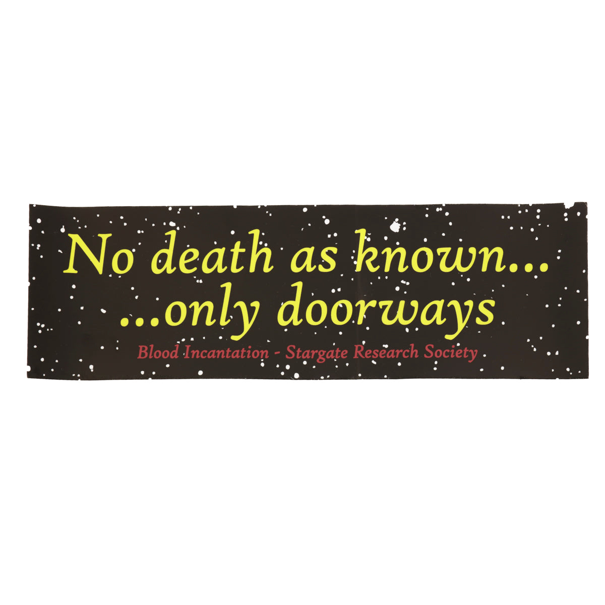 Doorways Bumper Sticker – Blood Incantation