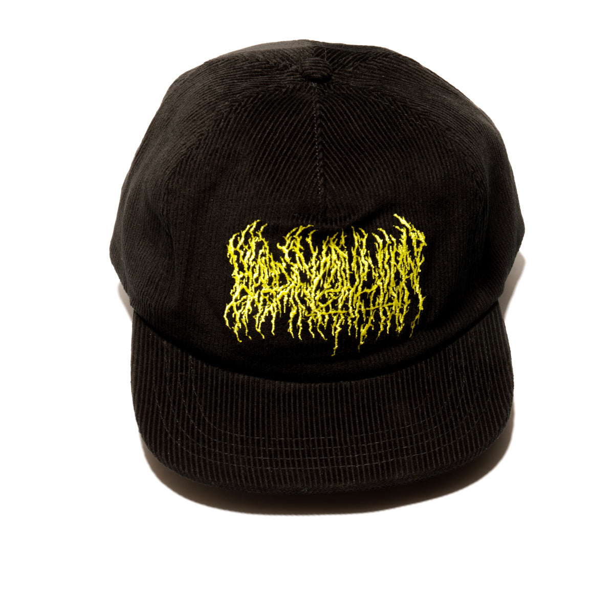 Logo Corduroy Snapback Hat (Black)