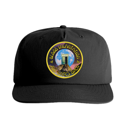 All Gates Open Patch Snapback Hat (Black)