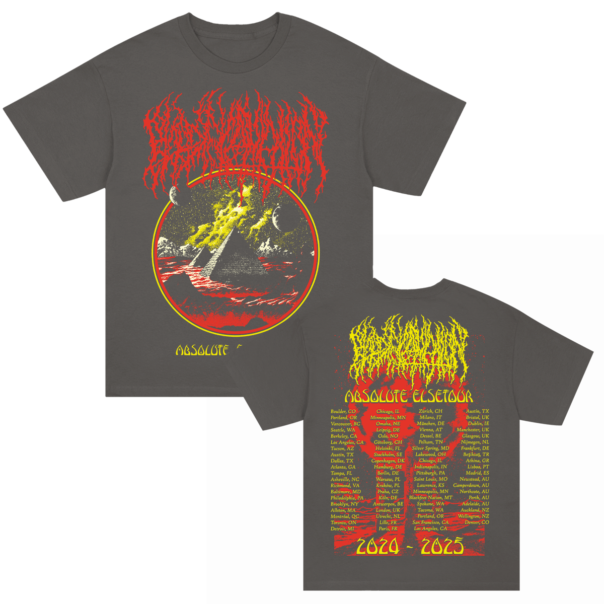 Pyramid World Tour 2024-2025 T-Shirt (Pepper)