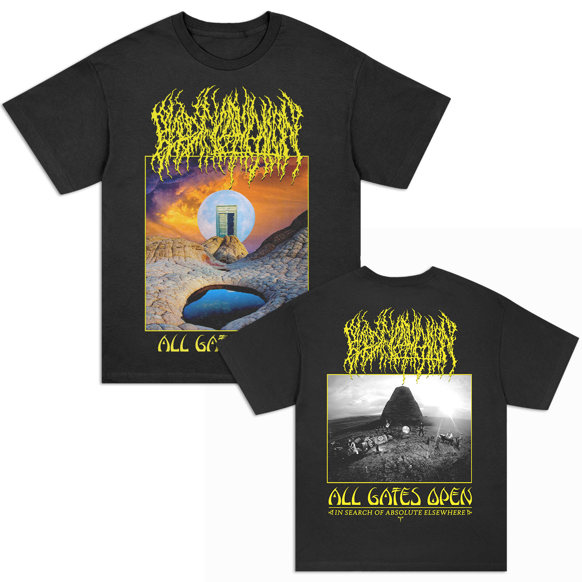 All Gates Open Album Cover T-Shirt (Black)