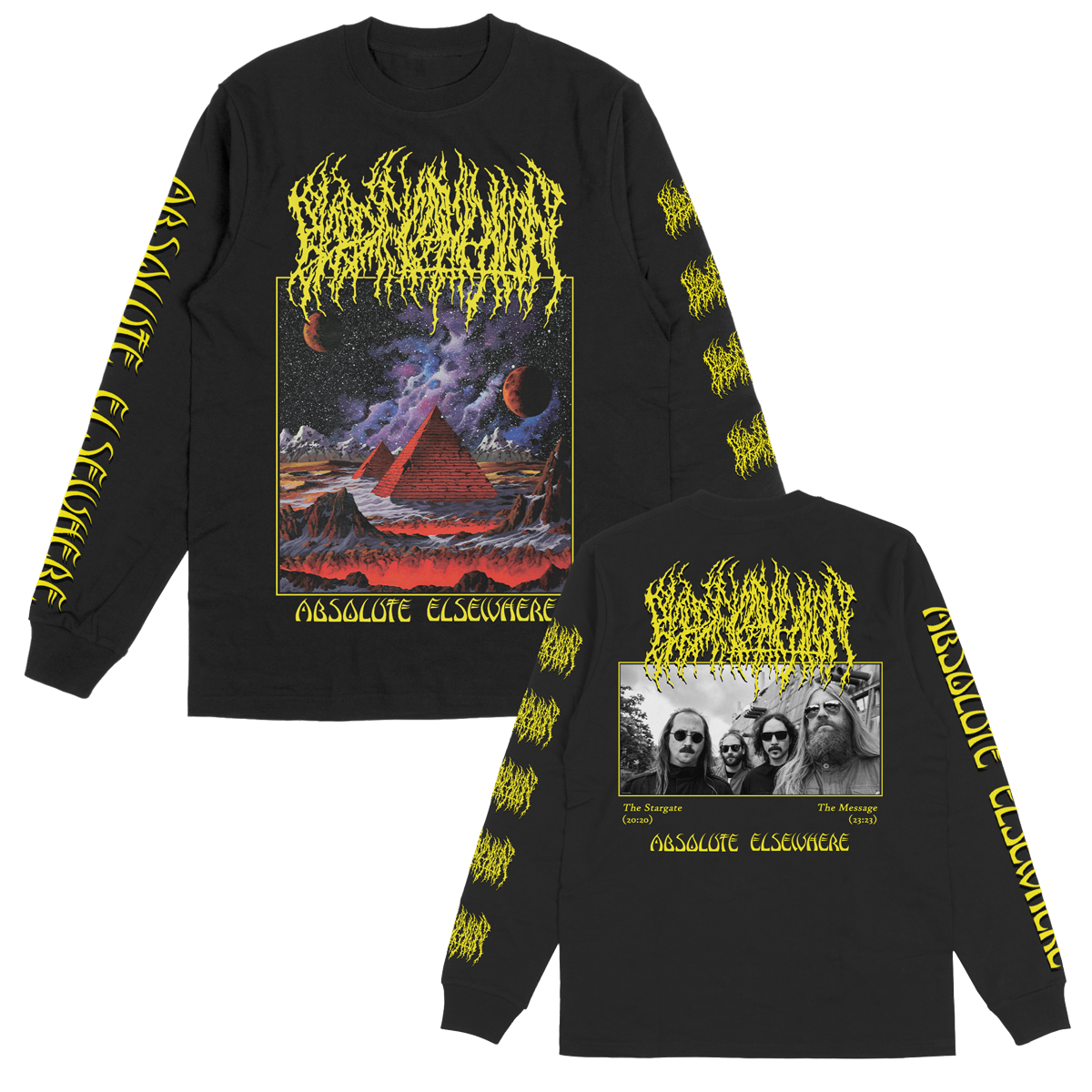 Absolute Elsewhere Album Long Sleeve (Black) – Blood Incantation