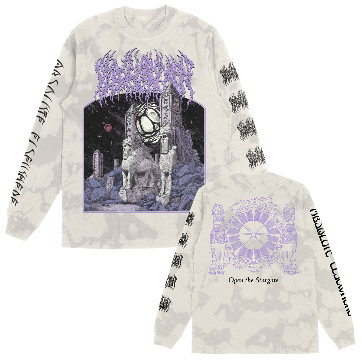 Sumerian Stargate Long Sleeve (Marble Dye)