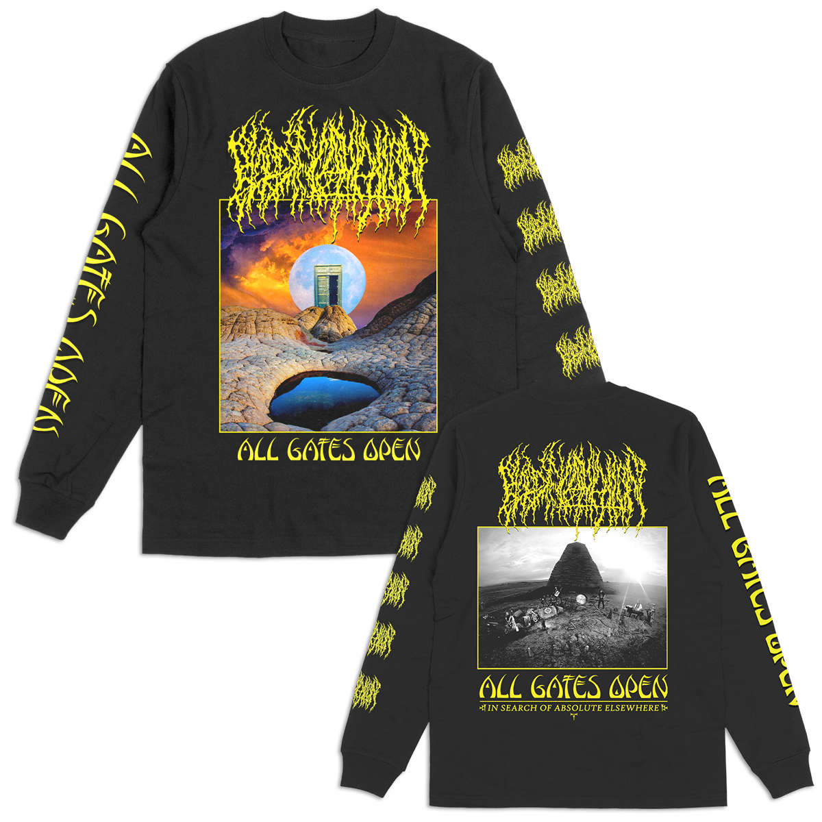 All Gates Open Album Cover Long Sleeve (Black)