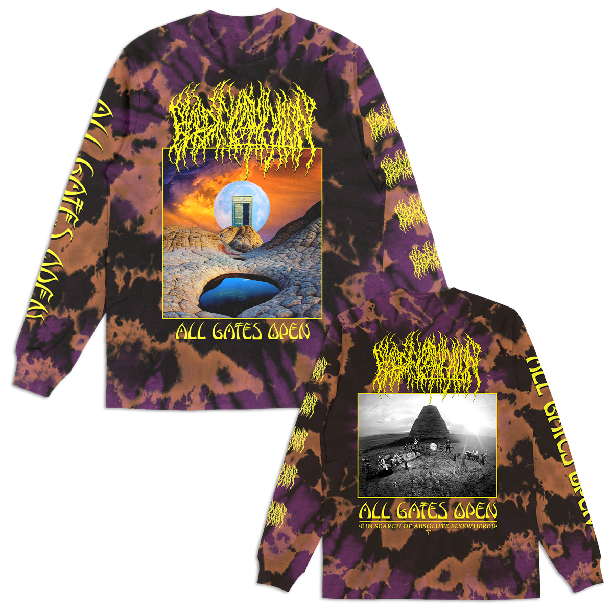 All Gates Open Album Cover Long Sleeve (Dye)