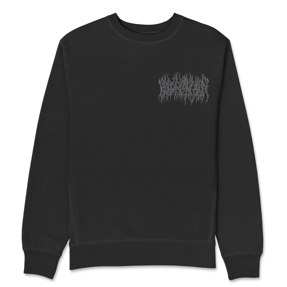 Reflective Stargate Research Society Crewneck Sweatshirt (Black)