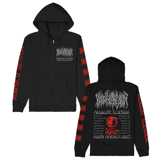 Absolute Elsetour Summer 2025 Zip Up Hoodie (Black)