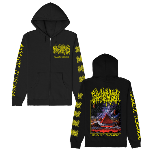 Absolute Elsewhere Zip Up Hoodie (Black)