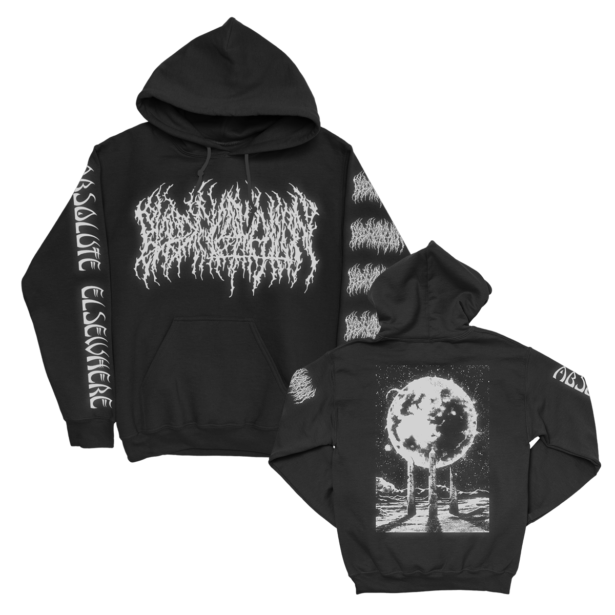 Pillar Reflective Pullover Hoodie (Black)