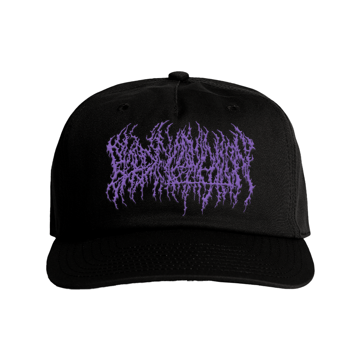 Purple Logo Hat (Black)