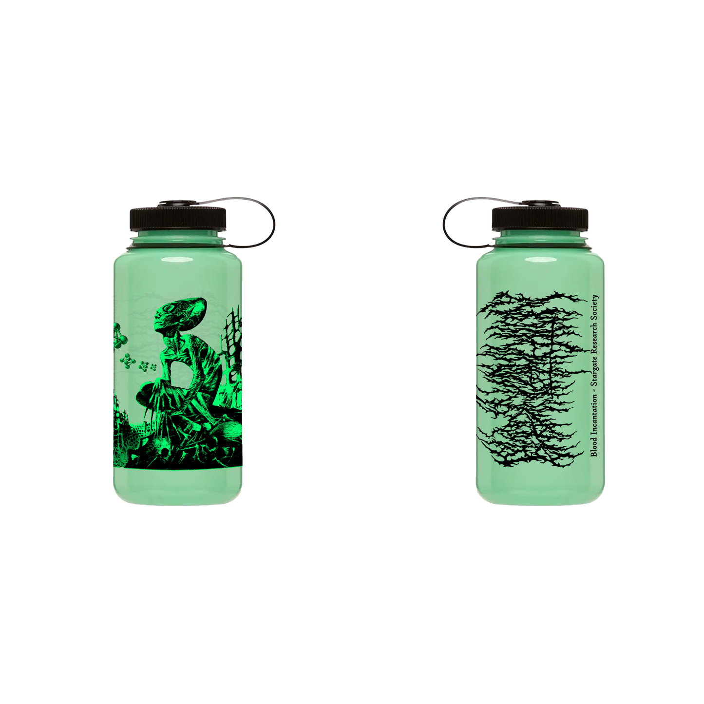 Hidden Histories Nalgene Water Bottle (Glow In The Dark)